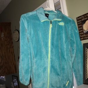 Turquoise North Face Jacket